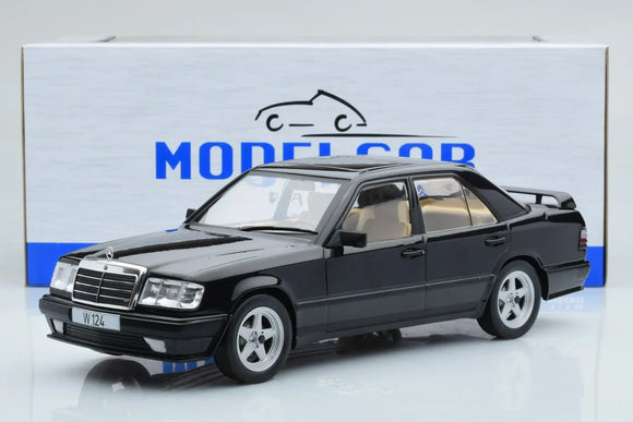 1:18 Mercedes-Benz E-Class W124 1986 -- Black -- Model Car Group (MCG)