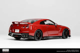 1:18 Nissan GT-R (R35) Track Edition 2022 -- Vibrant Red -- Motorhelix M83511