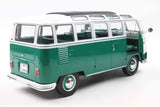 1:18 Volkswagen Kombi T1 Samba 1962 -- Dark Green/White -- Solido