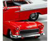 1:64 1955 Chevrolet Bel Air -- Red/White -- Majorette: Collection Deluxe