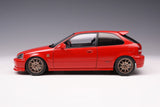 1:18 Honda Civic (EK9) Type R Mugen -- Milano Red -- Motorhelix M85026
