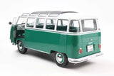 1:18 Volkswagen Kombi T1 Samba 1962 -- Dark Green/White -- Solido