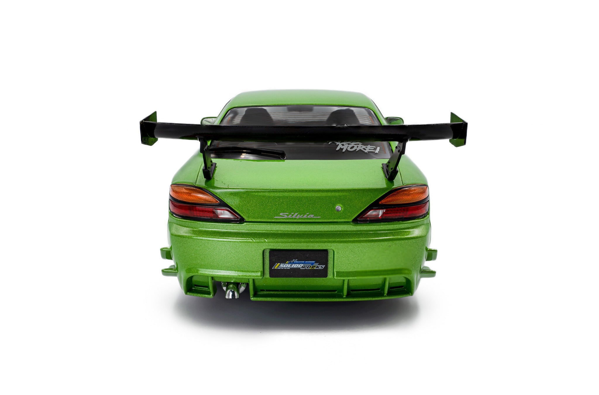 1:18 Nissan Silvia S15 Spec-R Aero 1999 -- Green -- Solido