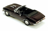 1:24 1969 Chevrolet Camaro SS Convertible -- Burgundy -- MotorMax: Timeless Legends 73301
