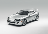 1:18 Toyota Supra A80 w/BBS Wheels -- Silver -- Whelart