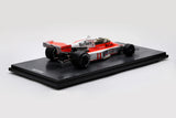(Pre-Order) 1:8 1976 James Hunt -- Japanese GP 3rd Place -- #11 McLaren M23 -- Spark F1