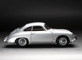 1:18 1957 Porsche 356A 1500 GS Carrera GT -- Silver Metallic -- Sunstar