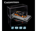 1:64 2005 Bugatti Veyron -- Black/Orange -- Majorette: Collection Deluxe