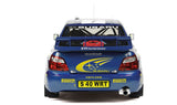 (Pre-Order) 1:8 2003 Peter Solberg -- Monte Carlo Rally -- #7 Subaru Impreza WRC -- IXO Collections