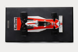 (Pre-Order) 1:8 1976 James Hunt -- Japanese GP 3rd Place -- #11 McLaren M23 -- Spark F1