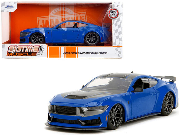 1:24 1965 Ford Mustang GT -- Candy Blue with Flames -- JADA: Big Time