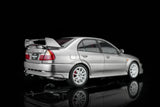 (Pre-Order) 1:18 Mitsubishi Lancer Evolution VI GSR T.M.E -- Satellite Silver -- Motorhelix M84304