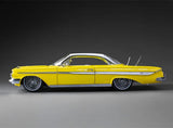 (Pre-Order) 1:18 1961 Chevrolet Impala Lowrider -- Yellow -- Sunstar
