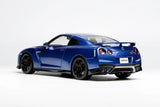 1:18 Nissan GT-R (R35) Track Edition 2020 -- Wangan Blue -- Motorhelix M83504
