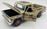 1:24 1972 Ford F100 Pickup -- Weathered Beige -- MotorMax