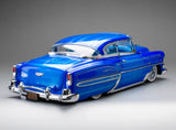 (Pre-Order) 1:18 1954 Chevrolet Bel Air Coupe Lowrider -- Blue Metallic -- Sunstar