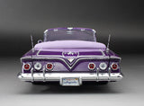 1:18 1961 Chevrolet Impala Convertible Lowrider -- Purple -- Sunstar