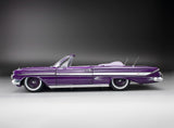 1:18 1961 Chevrolet Impala Convertible Lowrider -- Purple -- Sunstar