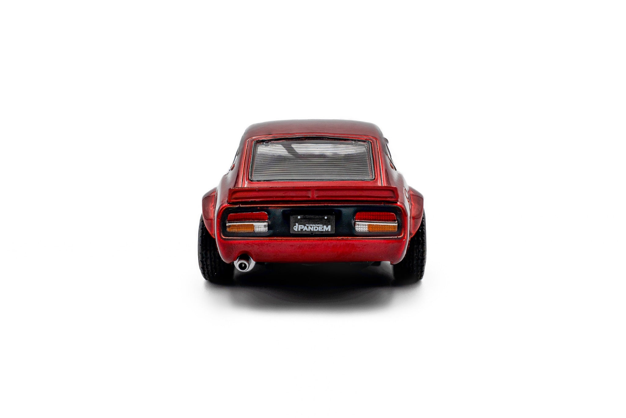 1:43 Datsun 240Z PANDEM Rocket Bunny -- Metallic Red -- Solido