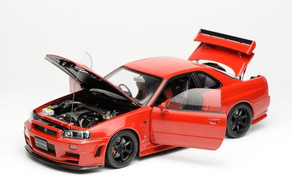 1:18 Nissan Skyline GT-R (R34) Customised Version -- Red -- Motorhelix