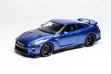 1:18 Nissan GT-R (R35) Track Edition 2020 -- Wangan Blue -- Motorhelix M83504