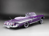 1:18 1961 Chevrolet Impala Convertible Lowrider -- Purple -- Sunstar