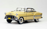 1:18 1953 Chevrolet Bel Air Hard Top Coupe -- Sun Gold / White -- Sunstar