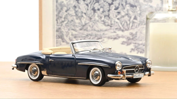 1:18 Mercedes-Benz SL-Class 190SL Spider 1957 -- Middle Blue -- Norev