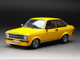 1:18 1976 Ford Escort MKII RS Mexico -- Signal Yellow -- Sunstar