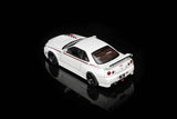 (Pre-Order) 1:64 Nissan GTR (R34) Skyline NISMO -- White Pearl -- Motorhelix