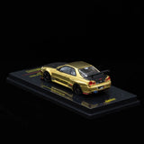1:64 Nissan R34 Skyline GTR TOP SECRET -- Chrome Gold - EVENT EXCLUSIVE -- INNO64
