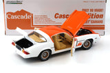 1:18 1979 Chevrolet Camaro Cascade Edition -- White/Orange --  Greenlight