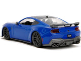 1:24 2024 Ford Mustang Dark Horse -- Blue -- JADA: Big Time Muscle