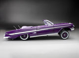 1:18 1961 Chevrolet Impala Convertible Lowrider -- Purple -- Sunstar