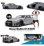 1:18 Nissan R35 GTR Liberty Walk w/Wataru Kato Figurine Street Fighter -- Solido