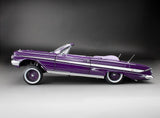1:18 1961 Chevrolet Impala Convertible Lowrider -- Purple -- Sunstar