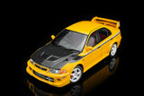 (Pre-Order) 1:18 Mitsubishi Lancer Evolution VI GSR T.M.E -- Yellow w/CF Bonnet -- Motorhelix