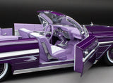 1:18 1961 Chevrolet Impala Convertible Lowrider -- Purple -- Sunstar
