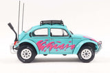 1:18 Volkswagen Beetle Baja -- Turquoise Blue/Pink -- Solido