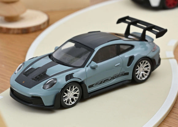 1:43 Porsche 911 (992) GT3 RS 2022 -- Meissen Blue w/Black Stripes -- Norev