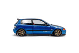 1:18 Honda Civic (EG6) Solido Works 1991 -- Cobalt Blue Pearl -- Solido