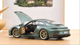 1:18 Porsche 911 (992) GT3 Coupe 2021 -- Green Metallic w/Gold Wheels -- Norev