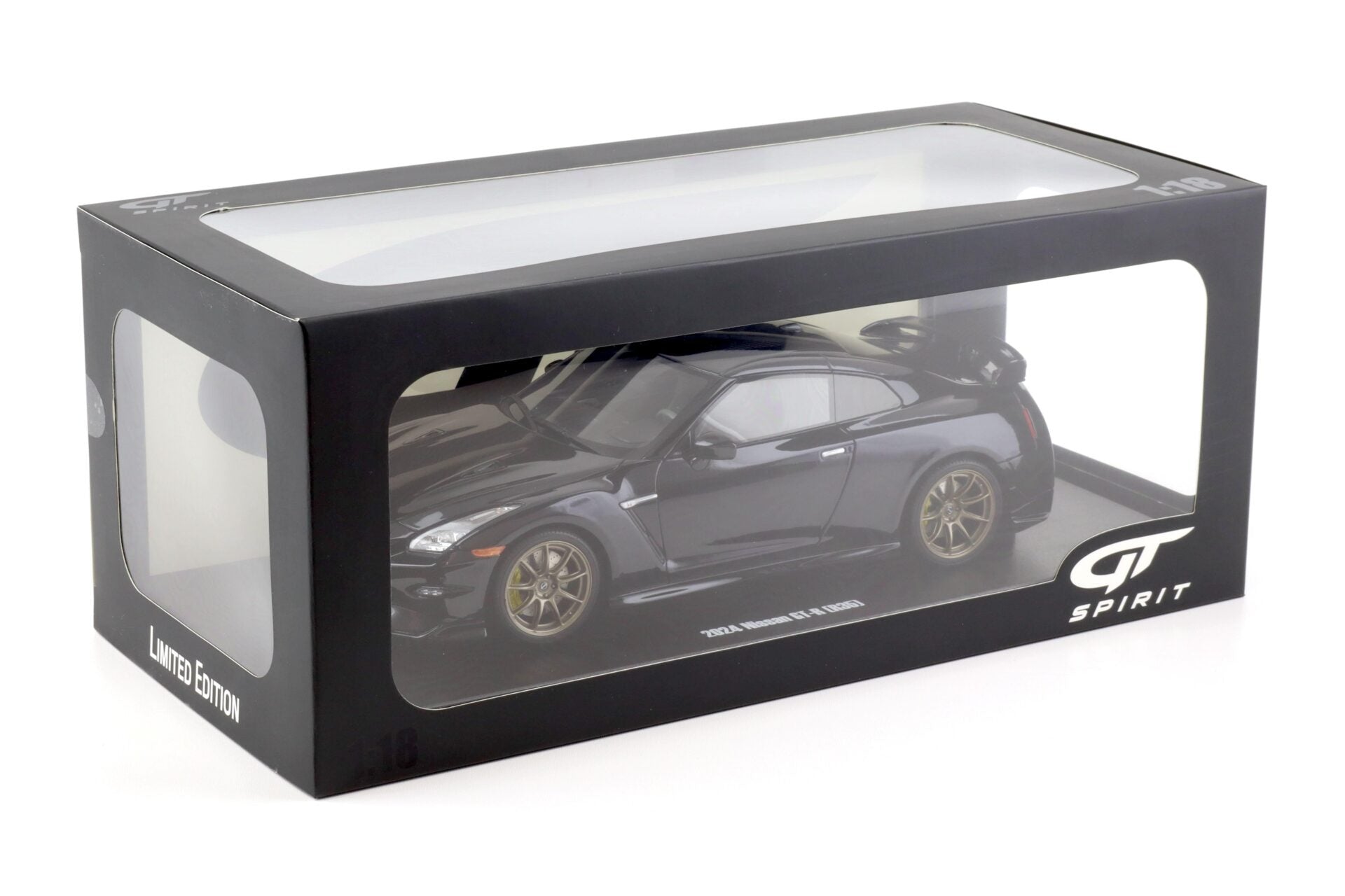 1:18 Nissan GT-R R35 Takumi Edition -- Dark Purple -- GT Spirit GT932