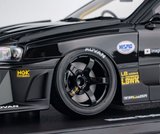 1:18 Nissan E-R34 LBWK Super Silhouette Skyline GTR -- #5 Black -- GT Spirit CLDC049