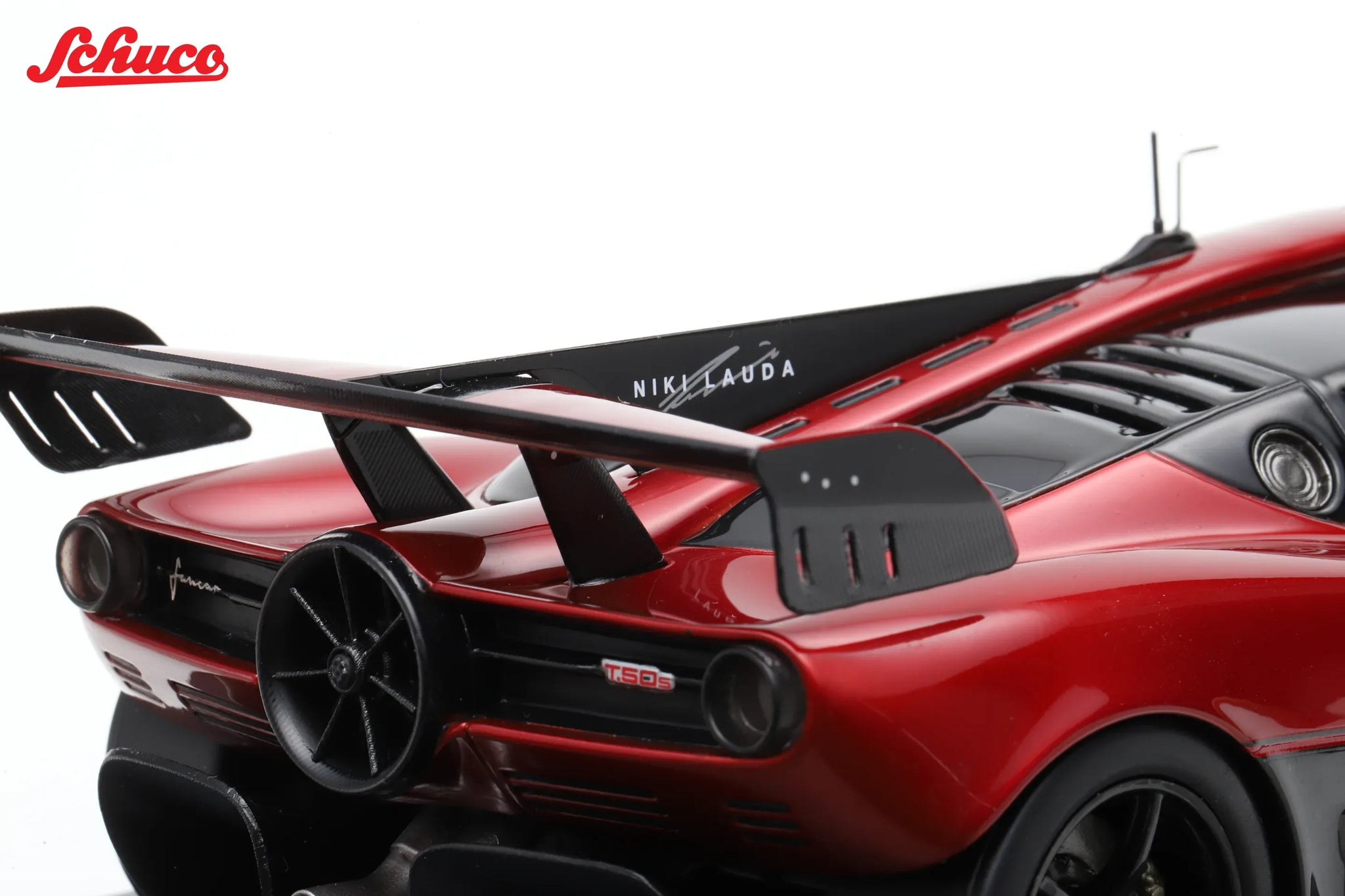 1:18 Gordon Murray Automotive T.50s Niki Lauda -- XP1 Red/Black -- Sch