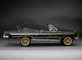 1:18 1961 Chevrolet Impala Convertible Lowrider - Black w/Gold Accents - Sunstar
