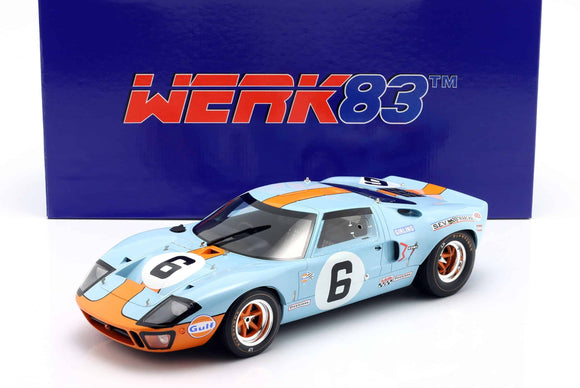1:12 1969 Le Mans 24 Hour Winner -- #6 Gulf Ford GT40 -- Werk83