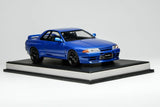 1:18 Nissan R32 Skyline GTR Customised Version -- Bayside Blue -- Motorhelix MH027BE