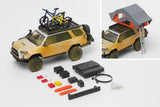 1:64 Toyota 4Runner Widebody 2018 -- Muddy Silver w/Accessories -- GCD