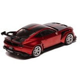 1:43 Ford Mustang GTD 2025 -- Metallic Red w/Black Stripes -- IXO Models